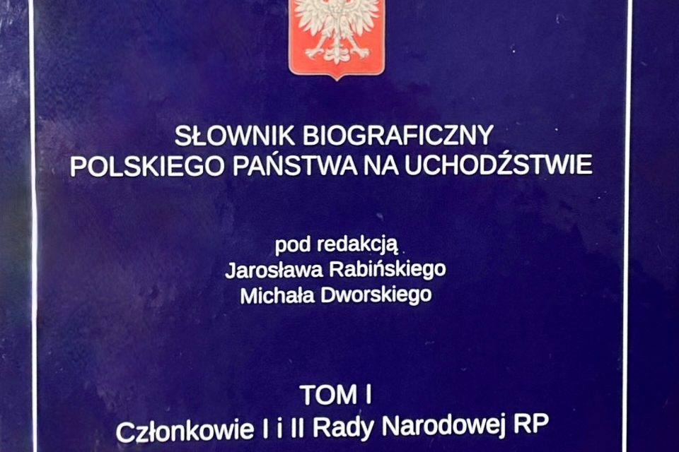 Słownik Biograficzny Polskiego Państwa Na Uchodźstwie