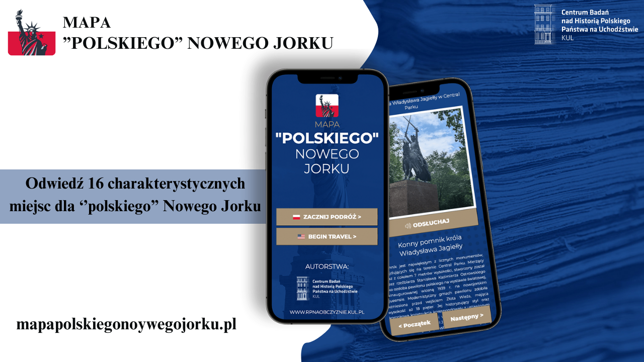 Mapa "polskiego" Nowego Jorku